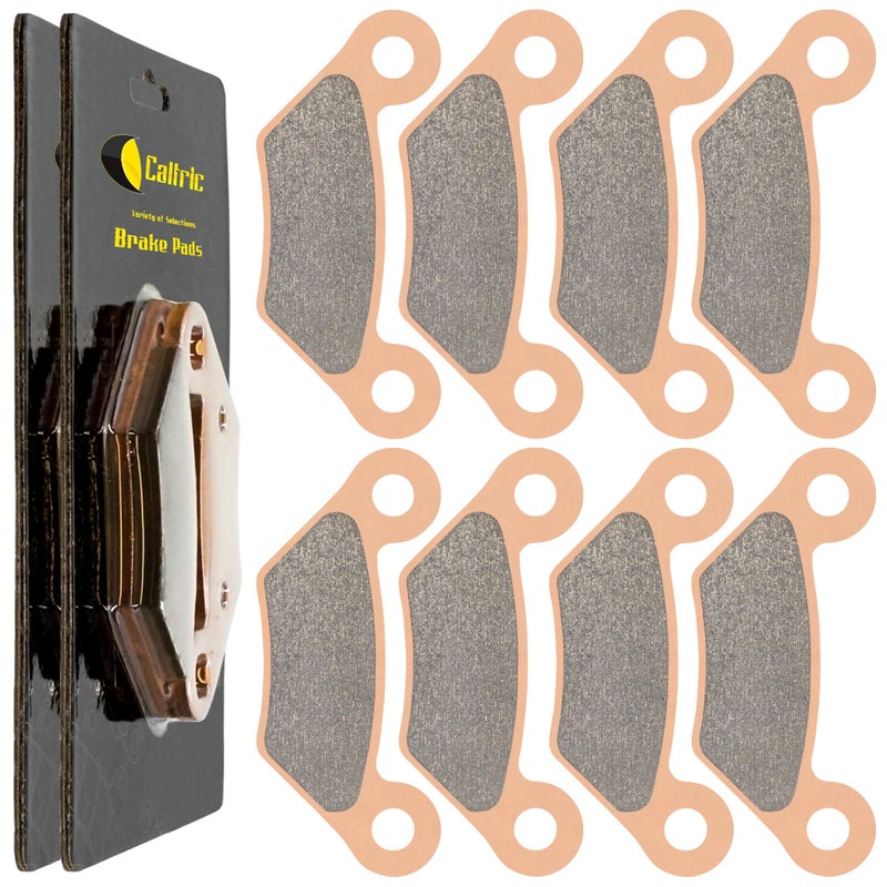 Caltric 4 Front Rear Brake Pad Compatible with John Deere Xuv Gator 620I Gas/Xuv Gator 850D Diesel - Image 1